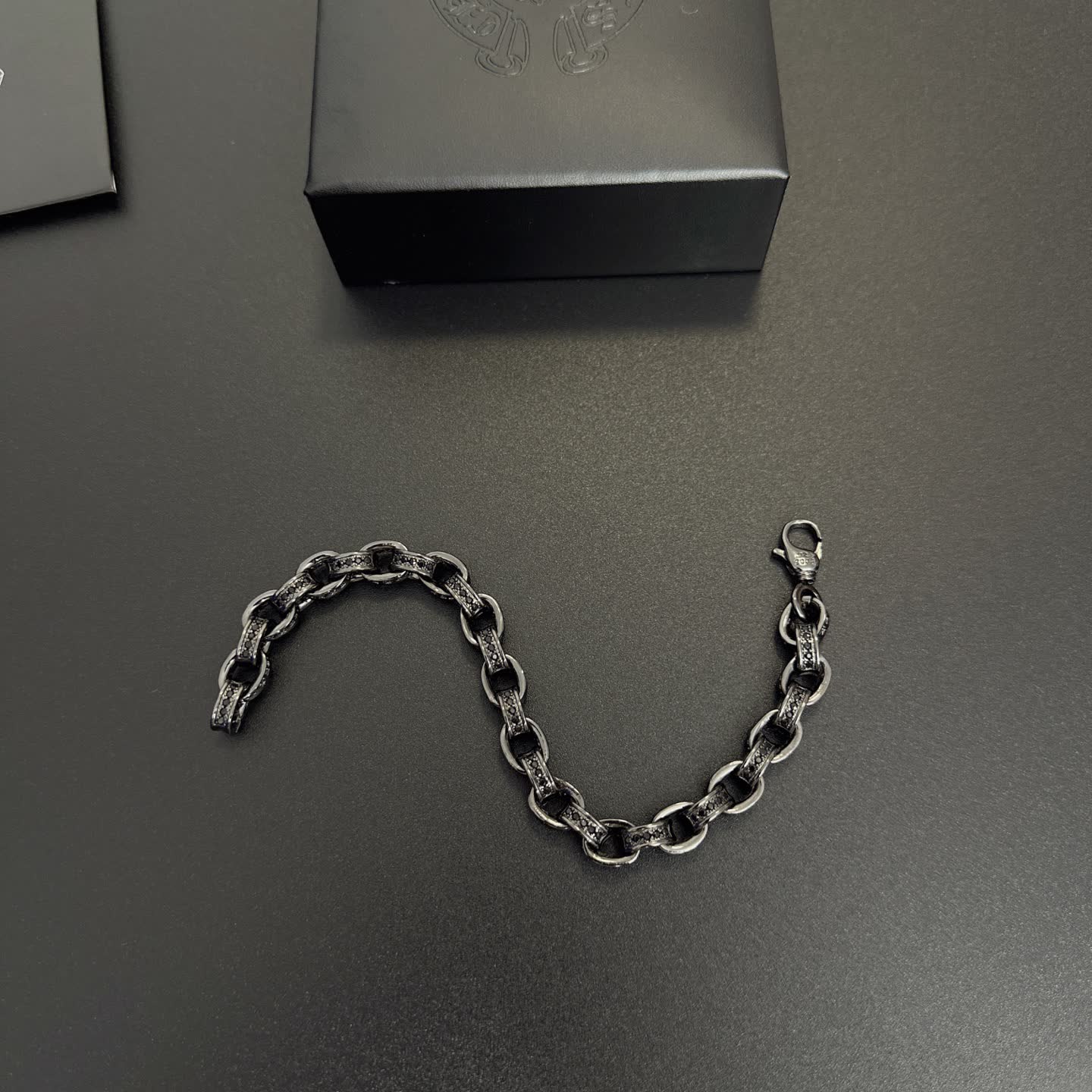 Chrome Hearts Silver Chain Bracelet